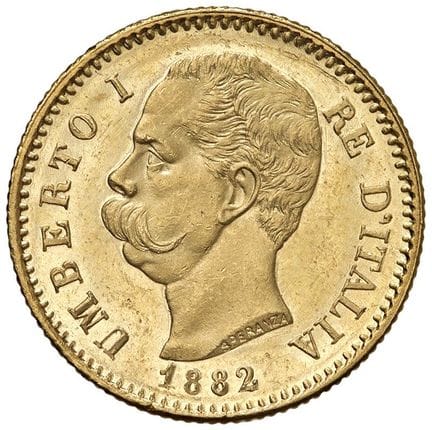 Collection Caruso - Umberto Ier (1878-1900) 20 lir