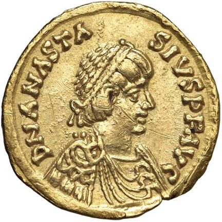 Monedas bizantinas - § Anastasio (491-518) Constan