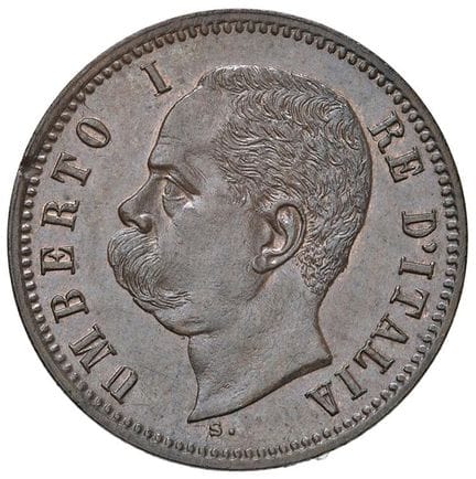 Caruso Collection - Umberto I (1878-1900) 2 Centes