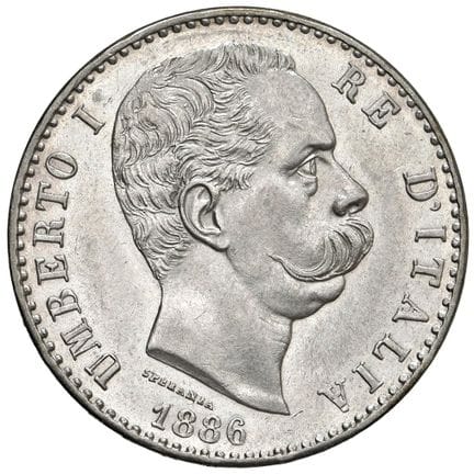 Caruso Collection - Umberto I (1878-1900) 2 Lire 1