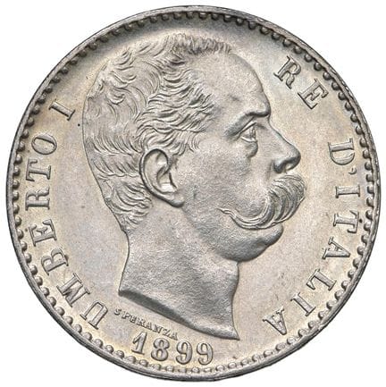Caruso Collection - Umberto I (1878-1900) 2 Lire 1