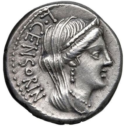 Monedas romanas de la República - § L. Censorino, 