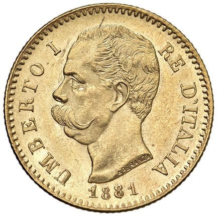 Collection Caruso - Umberto Ier (1878-1900) 20 lir