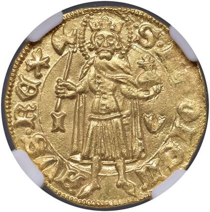 外国硬币 - *匈牙利 西吉斯蒙德（1387-1437） 第四弗洛林（1394-1396） - ÉH