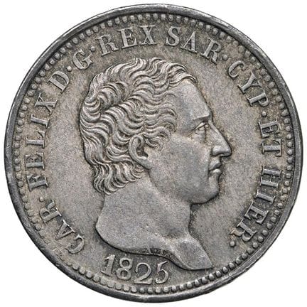 Collection Caruso - Carlo Felice (1821-1831) Lire 