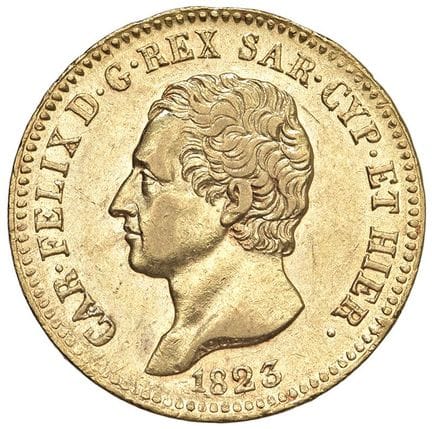 Collection Caruso - Carlo Felice (1821-1831) 20 li