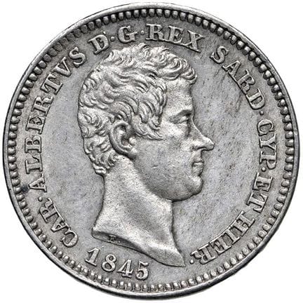 Collection Caruso - Carlo Alberto (1831-1849) 50 c