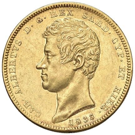 Collection Caruso - Carlo Alberto (1831-1849) 100 