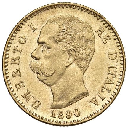Caruso Collection - Umberto I (1878-1900) 20 Lire 
