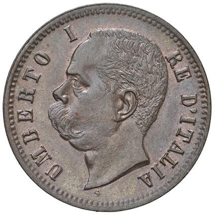Caruso Collection - Umberto I (1878-1900) 2 Centes