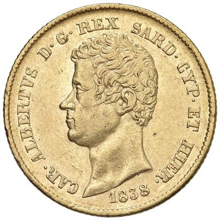 Collection Caruso - Carlo Alberto (1831-1849) 20 l