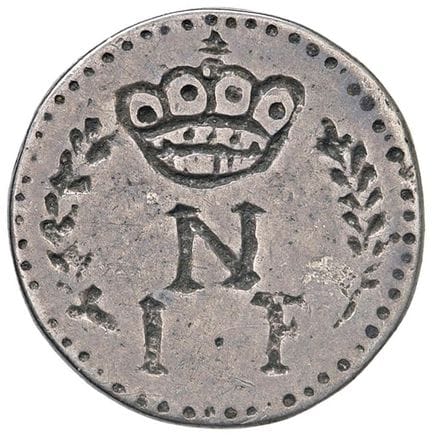 意大利邮票——科托尔 拿破仑一世——英军围城（1813） 法郎 1813——大版 3bis AG（5