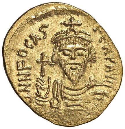 Monedas bizantinas - Focas (602-610) Constantinopl