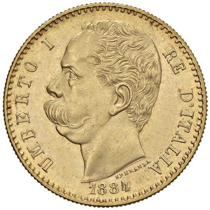 Collection Caruso - Umberto Ier (1878-1900) 50 lir
