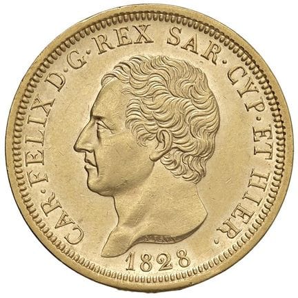 Collection Caruso - Carlo Felice (1821-1831) 80 li