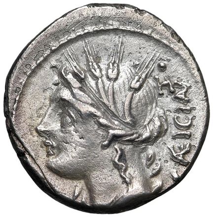 Monedas romanas de la República - § L. Cassius Cae