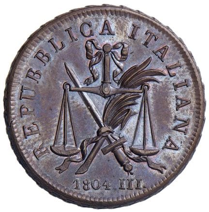 Italian Mints - MILANO Repubblica italiana (1802-1
