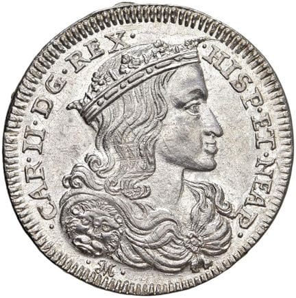 Italian Mints - NAPOLI Carlo II d'Asburgo (1674-17