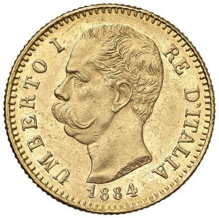 Caruso Collection - Umberto I (1878-1900) 20 Lire 