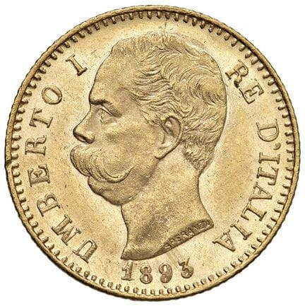 Caruso Collection - Umberto I (1878-1900) 20 Lire 