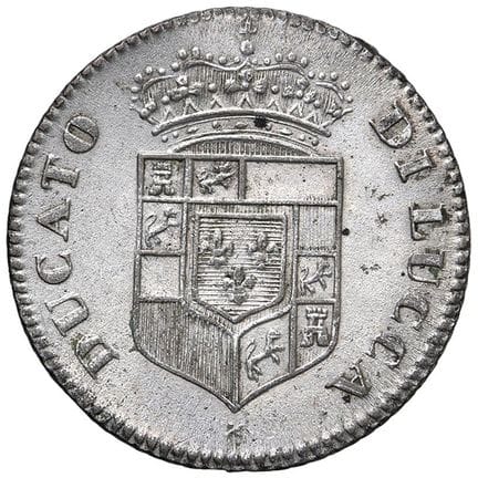 Italian Mints - LUCCA Carlo Ludovico di Borbone (1