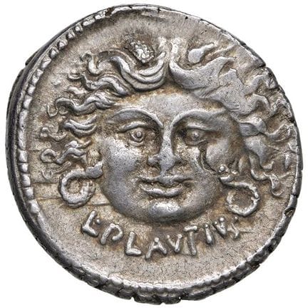 Monedas romanas de la República - § L. Plautius Pl