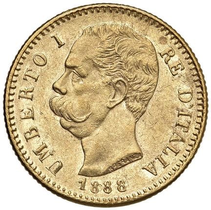 Caruso Collection - Umberto I (1878-1900) 20 Lire 