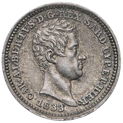 Collection Caruso - Carlo Alberto (1831-1849) 50 c