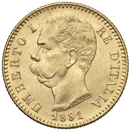 Caruso Collection - Umberto I (1878-1900) 20 Lire 