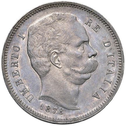 Caruso Collection - Umberto I (1878-1900) 5 Lire 1
