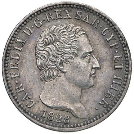 Collection Caruso - Carlo Felice (1821-1831) Lire 