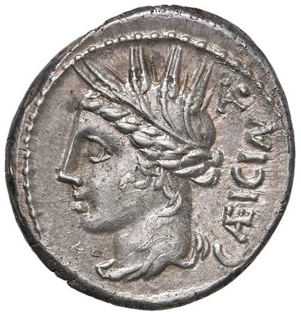 Monedas romanas de la República - § L. Cassius Cae