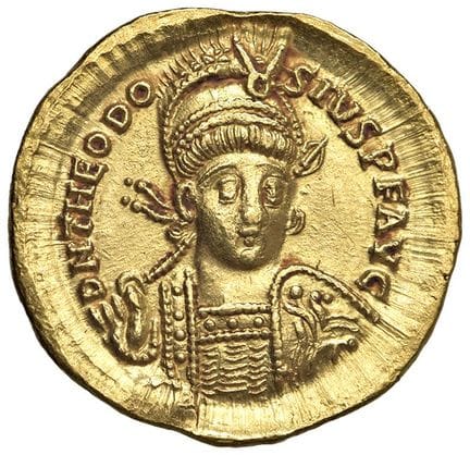 Monedas imperiales romanas - § Teodosio II (408-45