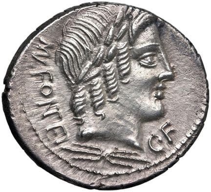 Monedas romanas de la República - § Mn. Fonteius C