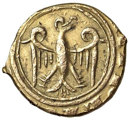 Colección de lemas de monedas de oro suevas - MESS