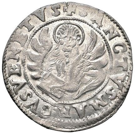 意大利硬币——威尼斯 匿名铸币（1571年后） 10加泽塔利罗内币——Paolucci 725 AG