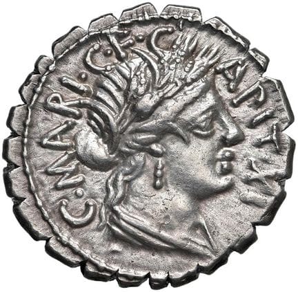 Monedas romanas de la República - § C. Marius C.f.
