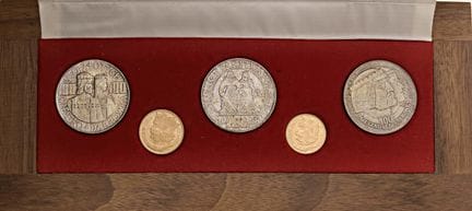 Foreign coins - POLONIA Cofanetto con 5 nominali d
