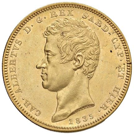 Collection Caruso - Carlo Alberto (1831-1849) 100 