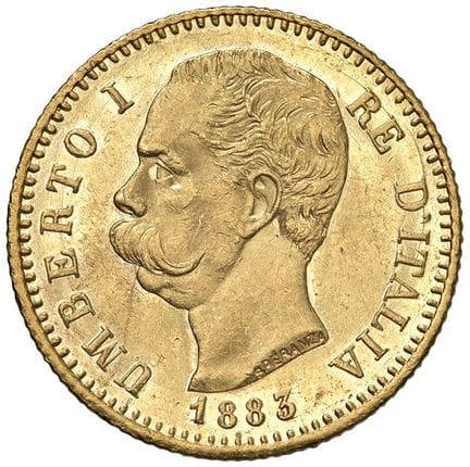 Collection Caruso - Umberto Ier (1878-1900) 20 lir