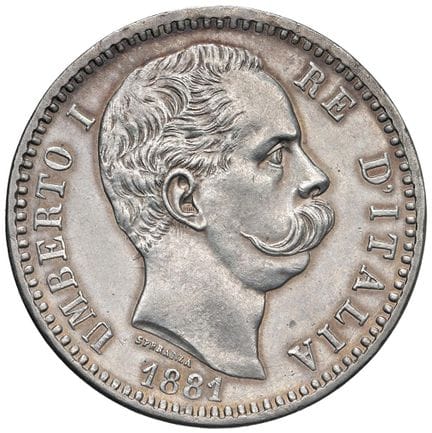 Caruso Collection - Umberto I (1878-1900) 2 Lire 1