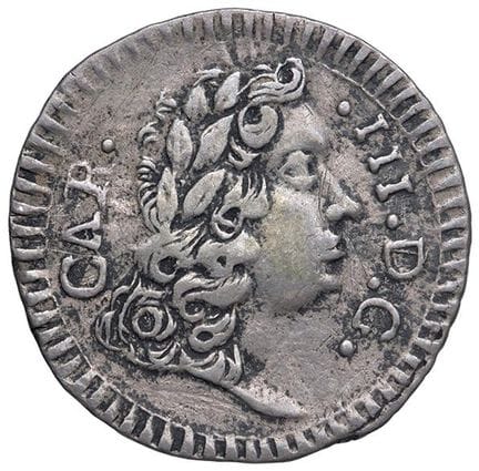 莱奥·文森佐收藏  - 巴勒莫 卡洛三世·哈布斯堡（1720-1734） 1722年半塔里币 - M