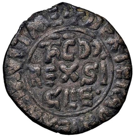 莱奥·文森佐收藏  - 巴勒莫·坦克雷迪（1190-1194）特塞纳里勋章 - MIR 450 AG