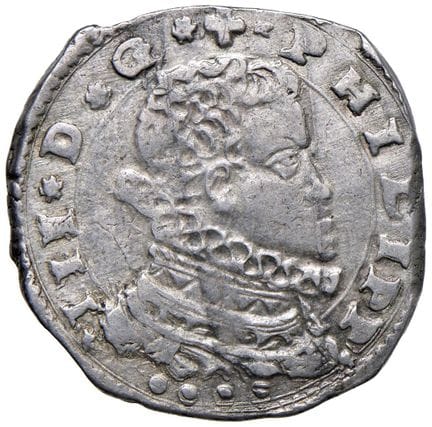 莱奥·文森佐收藏  - 梅西纳 菲利普三世·哈布斯堡（1598-1621） 4塔里 1616年 - 