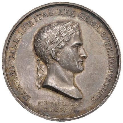 奖章——拿破仑一世，皇帝兼意大利国王 拿破仑一世（1804-1814） 1806年耶拿战役纪念章：手