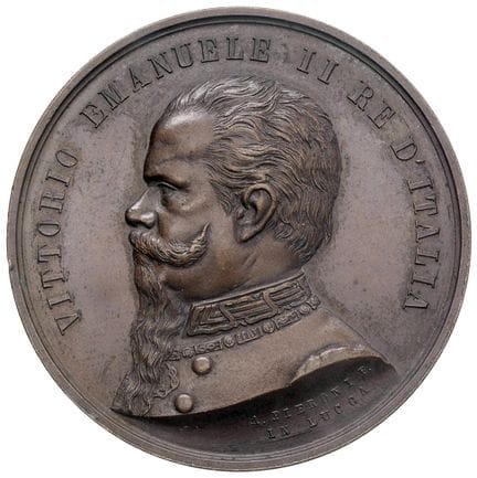 奖章——维托里奥·埃马努埃莱二世（1849-1861） 1866年“自由威尼斯”奖章，1866年10