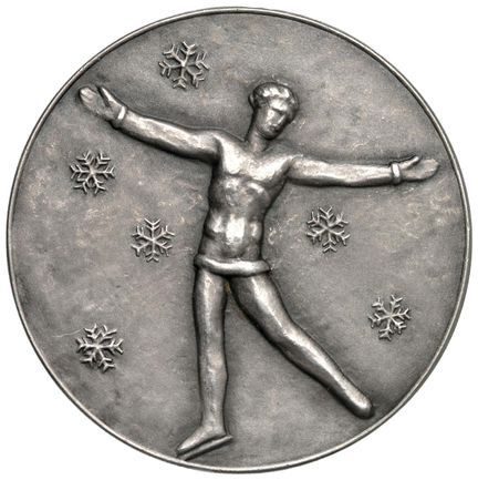 奖章 - 瑞士 圣莫里茨 “II JEVX OLYMPIQVES D HIVER ST MORITZ