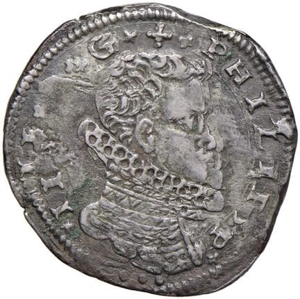 莱奥·文森佐收藏  - 梅西纳 菲利普三世·哈布斯堡（1598-1621） 4塔里 1611年 - 