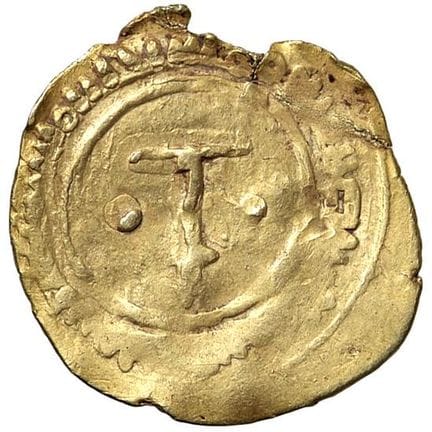 莱奥·文森佐收藏  - 梅西纳·鲁杰罗一世（1072-1101）塔里币 - MIR 7 AU（0.8