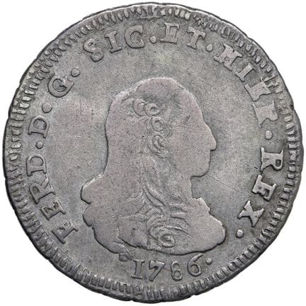莱奥·文森佐收藏  - 巴勒莫 费迪南多三世·波旁（1759-1816） 1786年2塔里 - 60